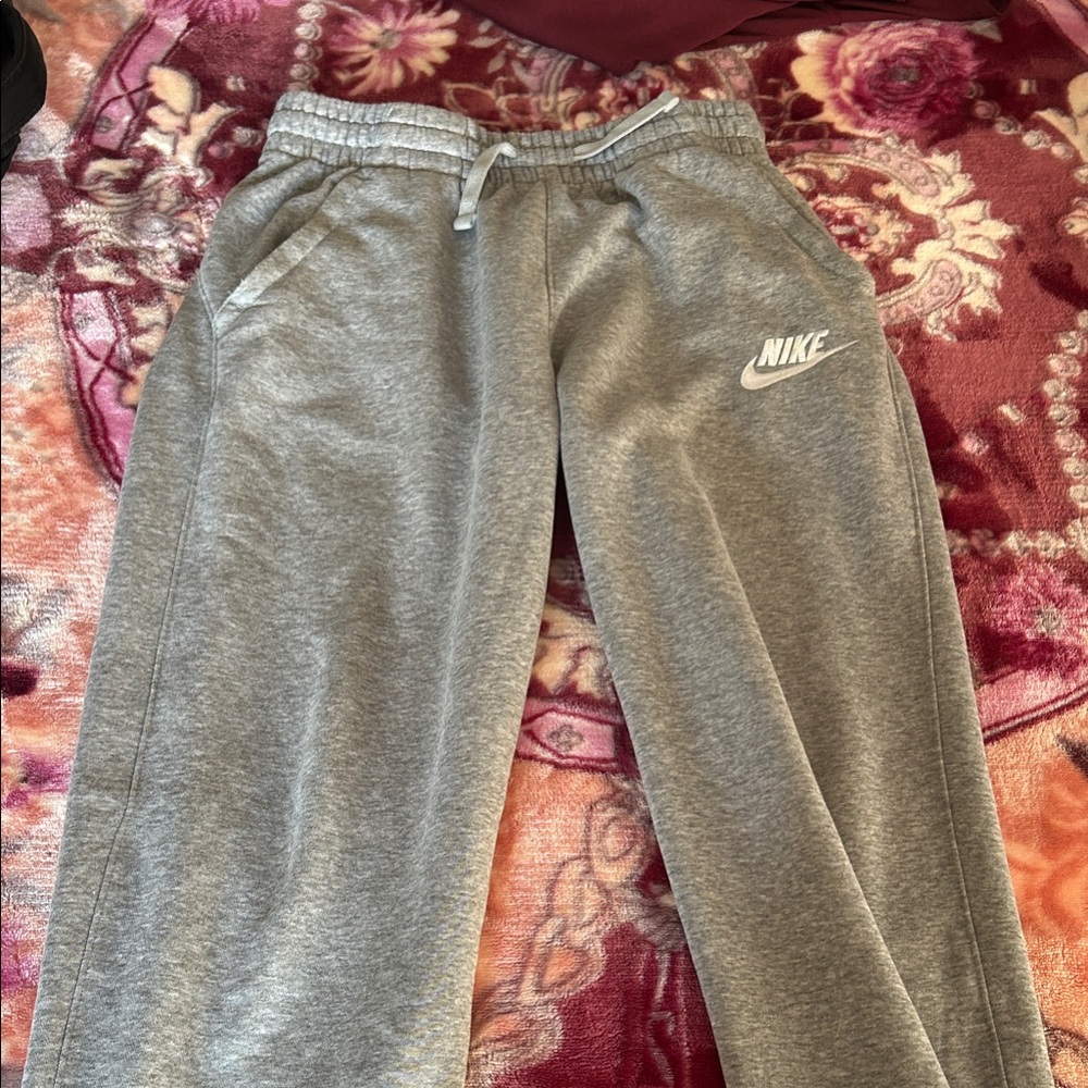 Nike Kids Heather Gray Joggers